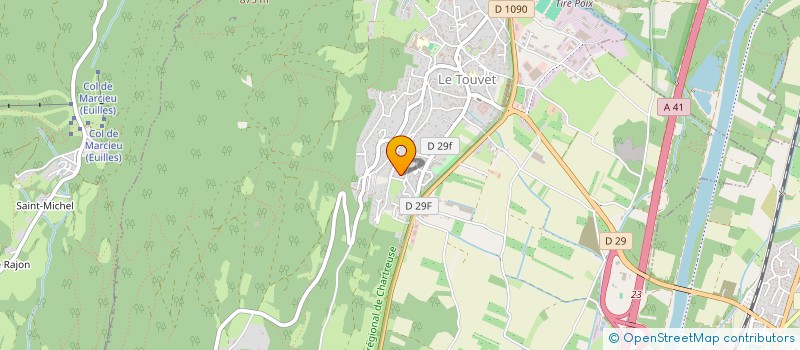 localisation de l'entreprise BG3E IMMOBILIER  LE TOUVET