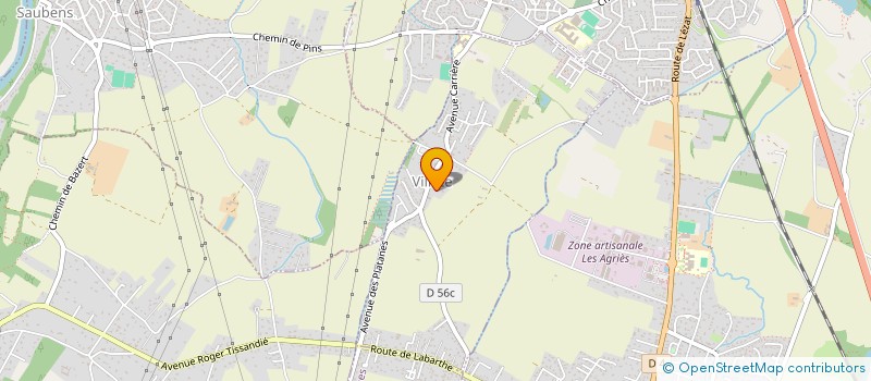 localisation de l'entreprise BG5 PATRIMOINE  VILLATE