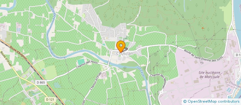 localisation de l'entreprise BGA à CHUSCLAN