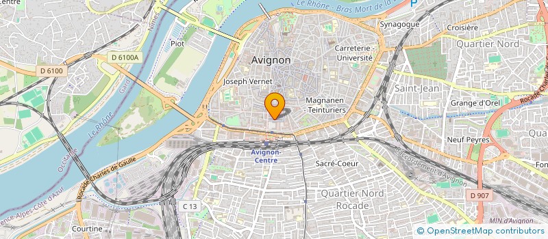 localisation de l'entreprise BGA  AVIGNON