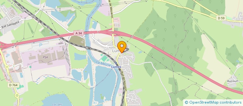 localisation de l'entreprise BGA  LUMES