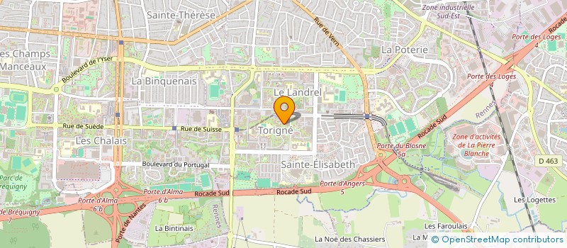 localisation de l'entreprise BGA AUTO EST  RENNES