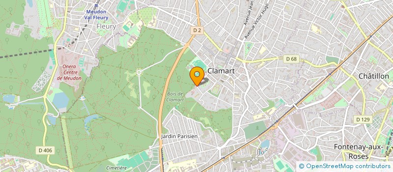 localisation de l'entreprise BGA CONSEIL à CLAMART