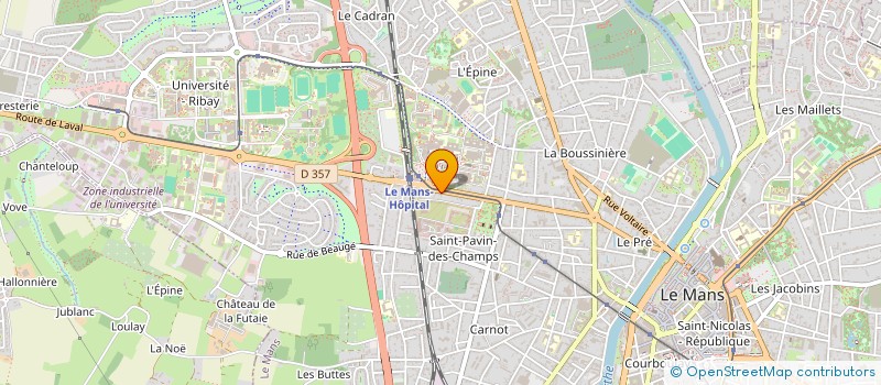 localisation de l'entreprise BGA CONSEIL à LE MANS