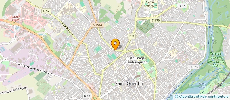 localisation de l'entreprise BGA DISTRI  SAINT-QUENTIN