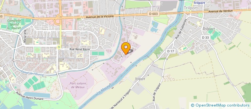localisation de l'entreprise BGA IMMOBILIER à MEAUX
