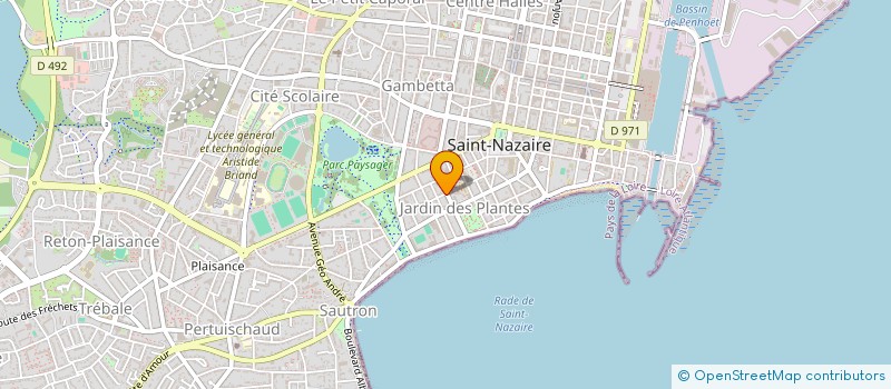 localisation de l'entreprise BGA INVEST WORLD WINES EXPLORERS  SAINT-NAZAIRE