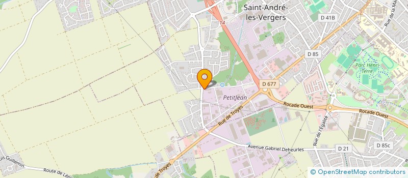 localisation de l'entreprise BGA LOGISTIC  SAINT-ANDRE-LES-VERGERS