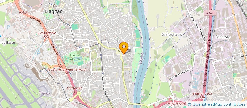 localisation de l'entreprise BGA OPTIC à BLAGNAC