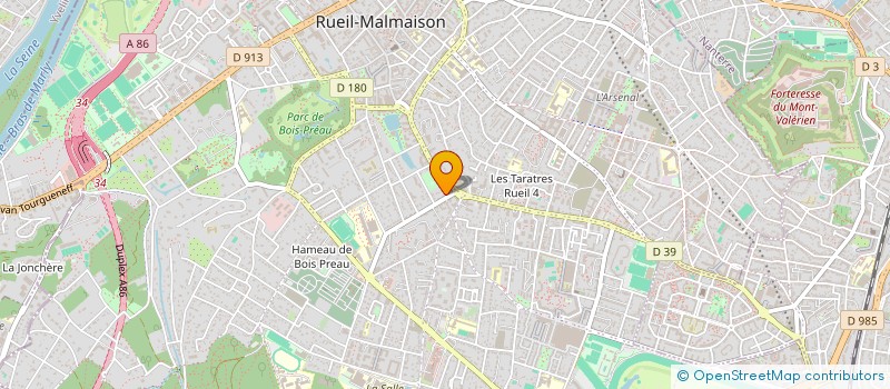 localisation de l'entreprise BGAYET à RUEIL-MALMAISON