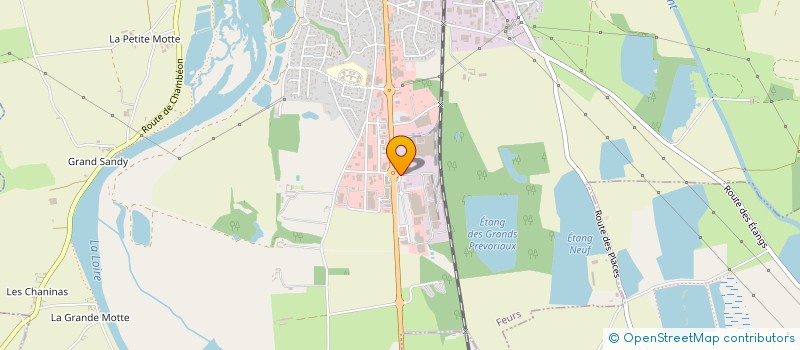 localisation de l'entreprise BGB  FEURS