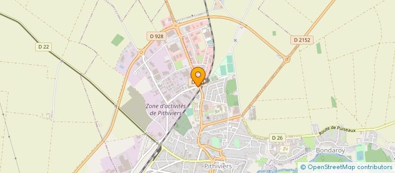 localisation de l'entreprise BGB à PITHIVIERS