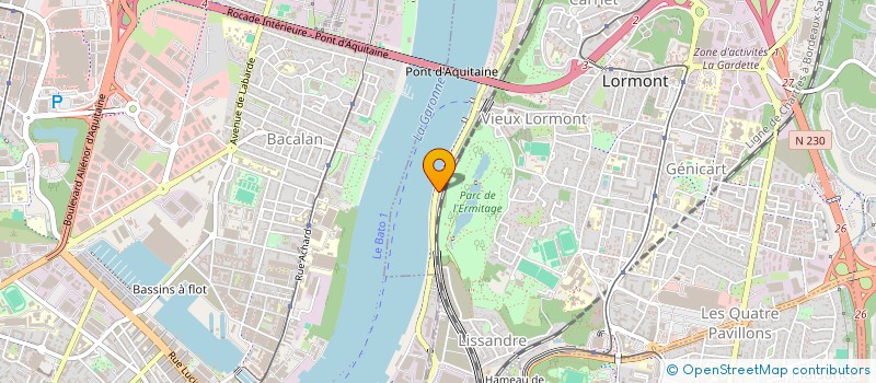 localisation de l'entreprise BGB  LORMONT