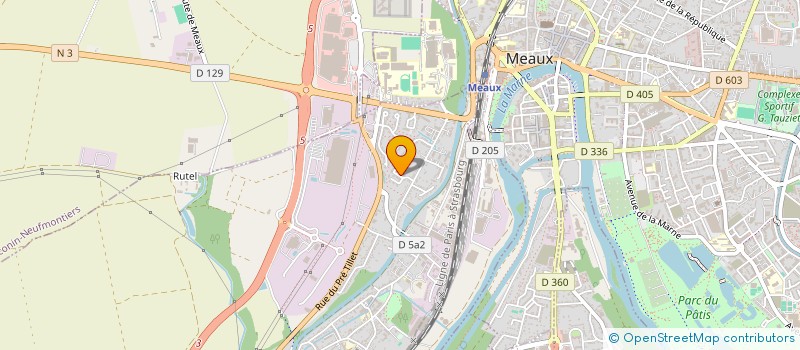 localisation de l'entreprise BGB  VILLENOY