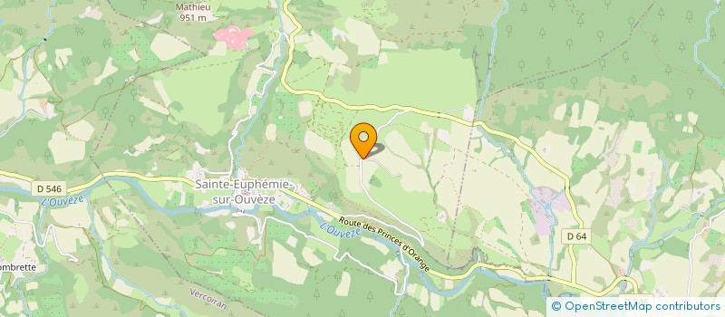 localisation de l'entreprise BGB  SAINTE-EUPHEMIE-SUR-OUVEZE