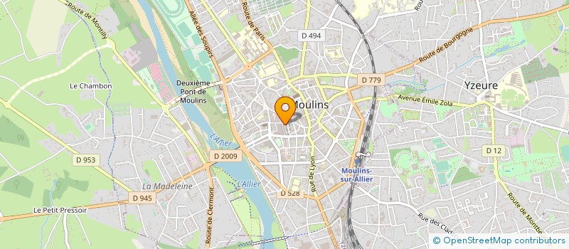 localisation de l'entreprise BGB  BOURGES