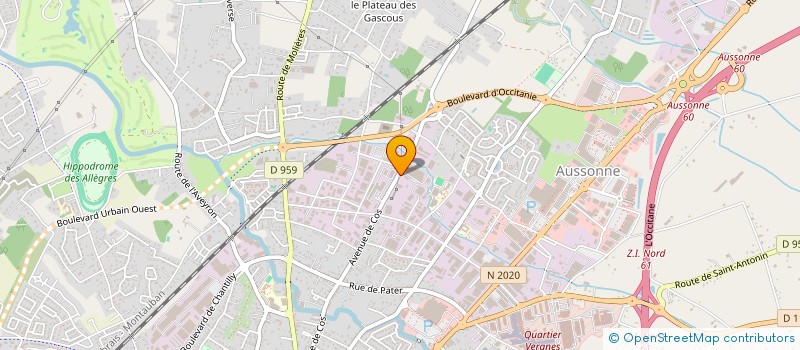 localisation de l'entreprise BGB  MONTAUBAN