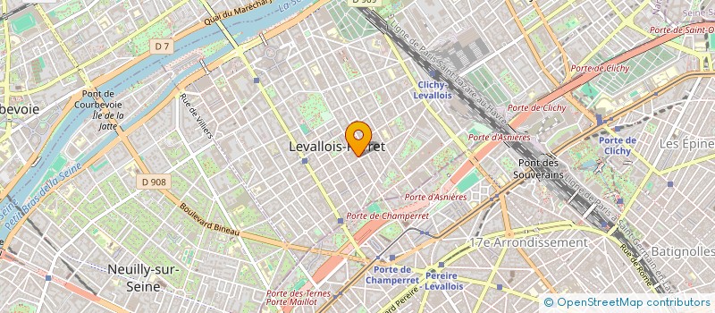 localisation de l'entreprise BGB SOLUTIONS à LEVALLOIS PERRET