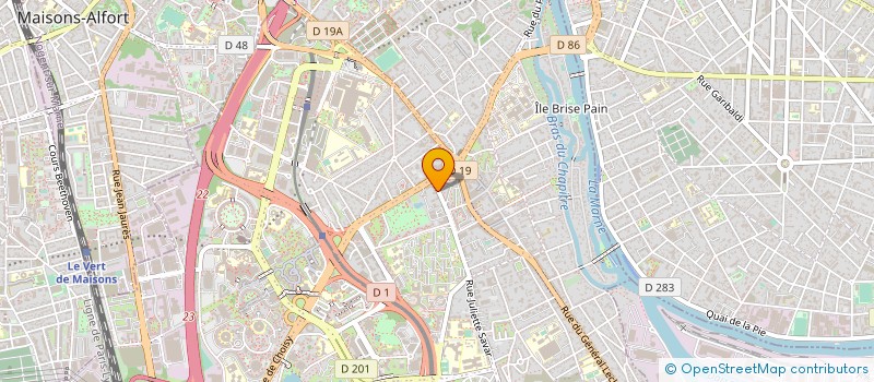 localisation de l'entreprise BGC à CRETEIL