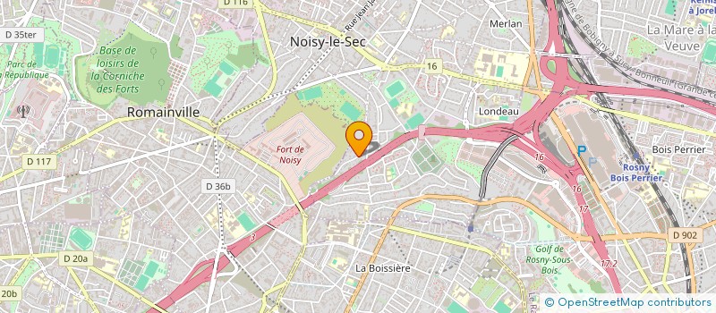 localisation de l'entreprise BGC à NOISY-LE-SEC