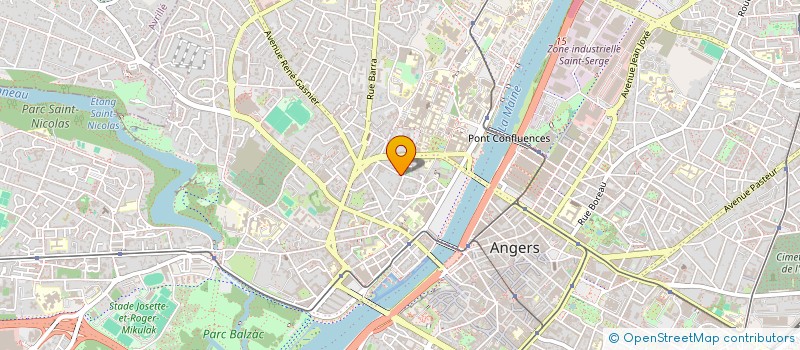 localisation de l'entreprise BGC à ANGERS