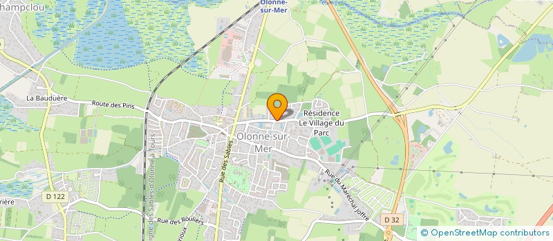 localisation de l'entreprise BGC  LES SABLES-D'OLONNE