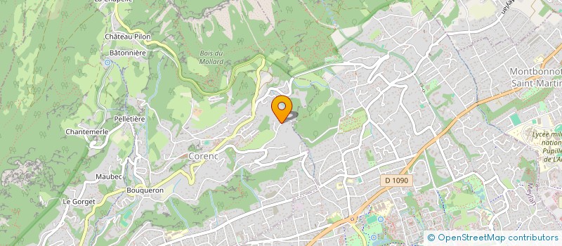 localisation de l'entreprise BGC HOLDING  CORENC