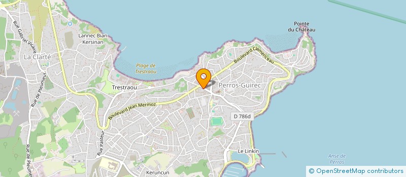 localisation de l'entreprise BGC IMMOBILIER à PERROS-GUIREC