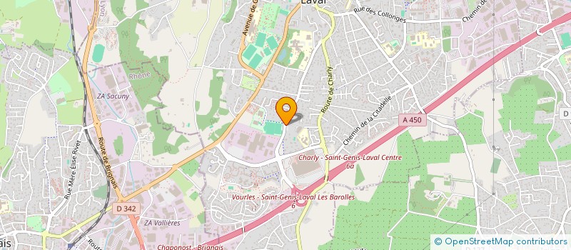 localisation de l'entreprise BGC PRESTIGE à SAINT-GENIS-LAVAL