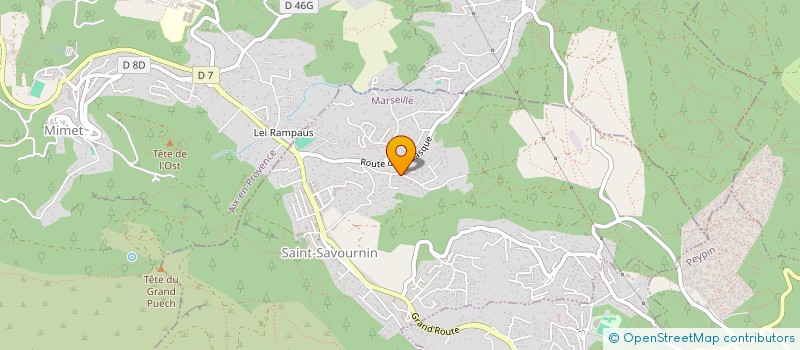 localisation de l'entreprise BGCD GRAND PUECH  SAINT-SAVOURNIN