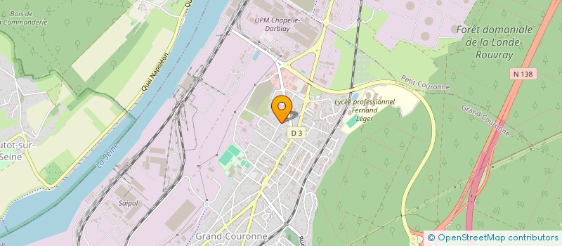 localisation de l'entreprise BGCEB à GRAND-COURONNE
