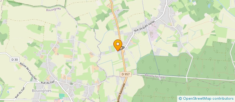 localisation de l'entreprise BGCL ORCHIES  BEUVRY-LA-FORET