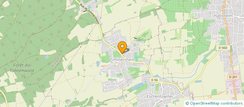 localisation de l'entreprise BGCO  ESCHENTZWILLER