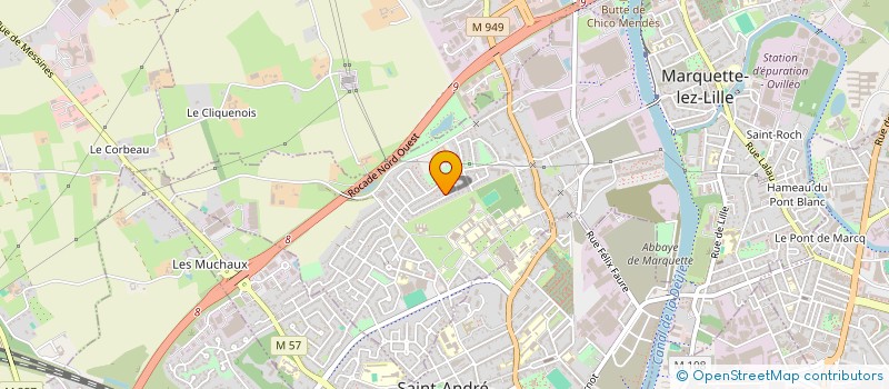 localisation de l'entreprise BGCS à MARQUETTE-LEZ-LILLE