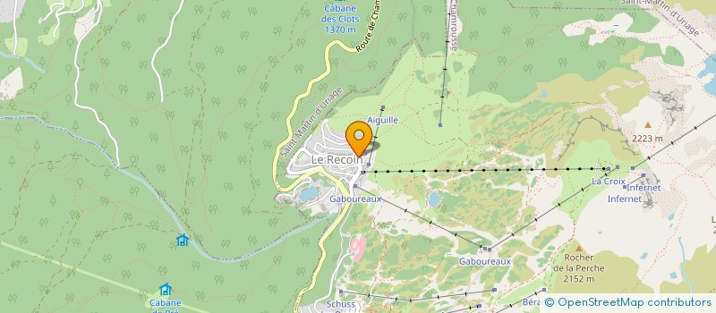 localisation de l'entreprise BGCV  CHAMROUSSE