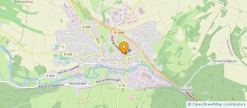 localisation de l'entreprise BGD IMMOBILIER  WASSELONNE