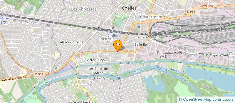 localisation de l'entreprise BGD TOP SECURITE SOC PRIVEE GARDIENNAGE à CHELLES
