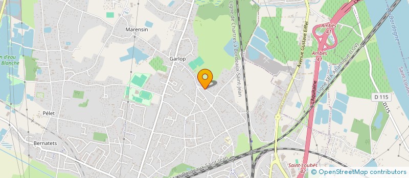 localisation de l'entreprise BGD TRANSPORTS  AMBARES-ET-LAGRAVE