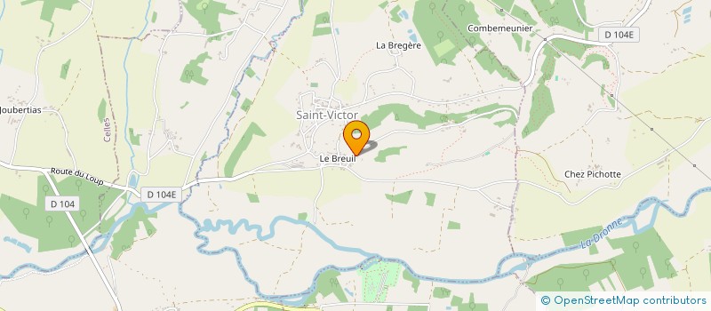 localisation de l'entreprise BGDM INVEST  SAINT-VICTOR