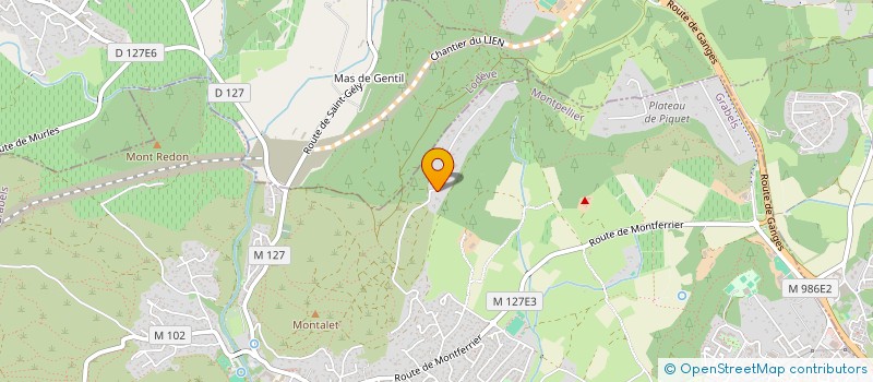 localisation de l'entreprise BGE  GRABELS