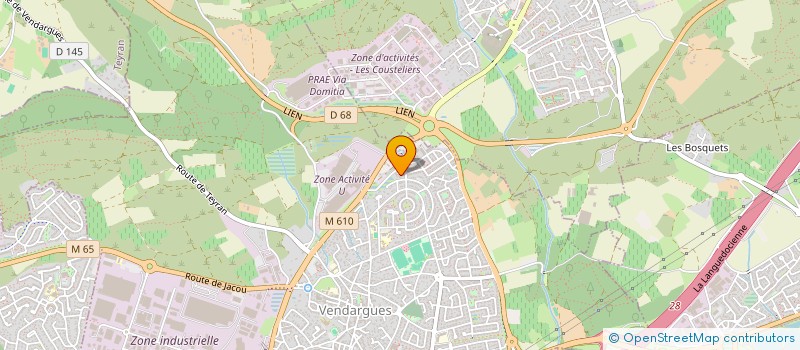 localisation de l'entreprise BGE BUSINESS SOLUTION à VENDARGUES