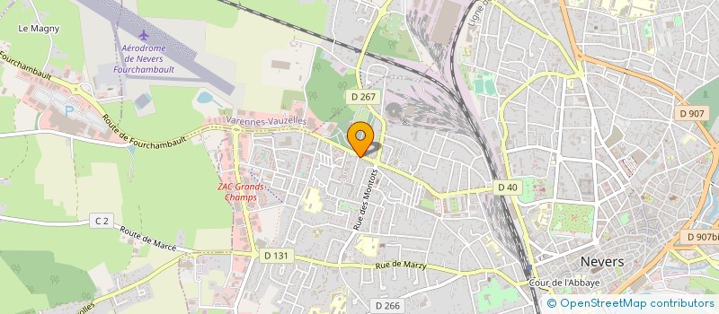 localisation de l'entreprise BGE NIEVRE YONNE à NEVERS