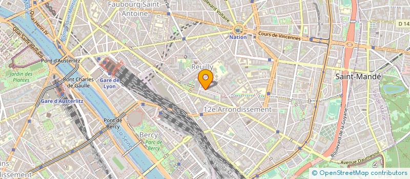 localisation de l'entreprise BGE PARIF à PARIS