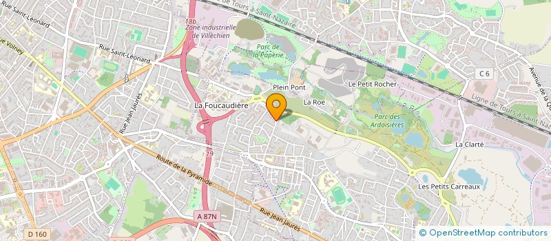 localisation de l'entreprise BGE PAYS DE LA LOIRE  TRELAZE