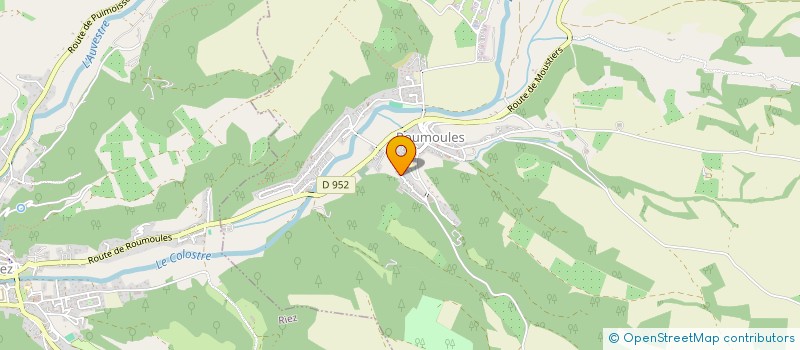 localisation de l'entreprise BGEA STRUCTURES  ROUMOULES