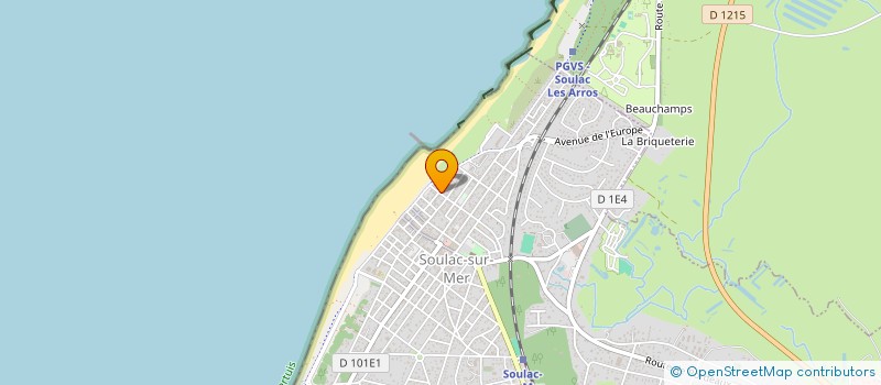 localisation de l'entreprise BGEA STRUCTURES SUD OUEST  SOULAC-SUR-MER