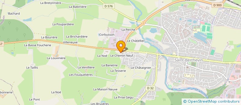 localisation de l'entreprise BGEF PAYSAGE SP  CHANGE