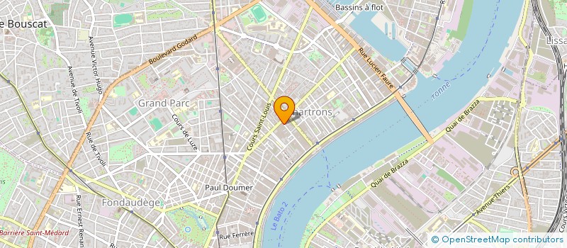 localisation de l'entreprise BGEI COURTAGE  BORDEAUX