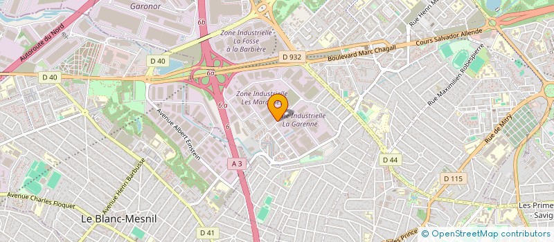 localisation de l'entreprise BGEM à AULNAY-SOUS-BOIS