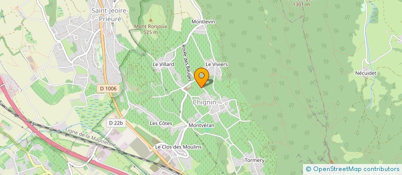 localisation de l'entreprise BGEST  CHIGNIN